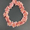 Resina Perline Forma Fiori Rosso e Giallo Liscio Foro Passante 20mm