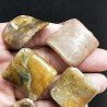 Giada Naturale in Perline Forma Rombo Piatto Elicoidale Liscio Foro Diagonale 29mm