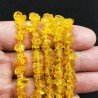 Cristallo Giallo Citrino Perline Forma Chips Liscio