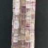 Fluorite Perline Forma Cilindro Liscio 8X12mm