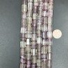 Fluorite Perline Forma Cilindro Liscio 8X12mm