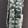 Serpentite Russo Naturale in Perline Forma Rettangolare Lavorato Piatto Liscio Foro Passante 20x30mm
