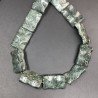 Serpentite Russo Naturale in Perline Forma Rettangolare Lavorato Piatto Liscio Foro Passante 20x30mm