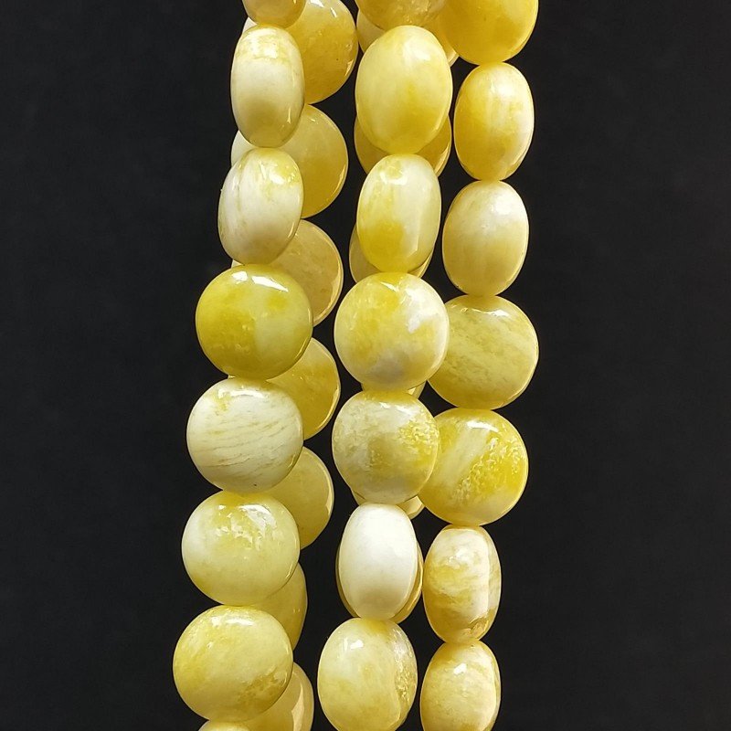 Giada limone tondo piatto liscio 10mm