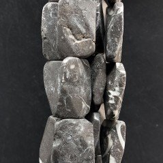Diaspro Picasso Naturale in Perline Forma Rettangolare Piatto Liscio Foro Passante 20X30mm
