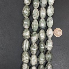 Agata Muschiata Sfumato Perline Forma Barilotto 12X20mm Agata Muschiata Sfumato Perline Forma Barilotto 12X20mm