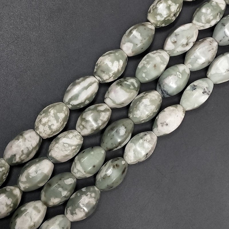Agata Muschiata Sfumato Perline Forma Barilotto 12X20mm Agata Muschiata Sfumato Perline Forma Barilotto 12X20mm