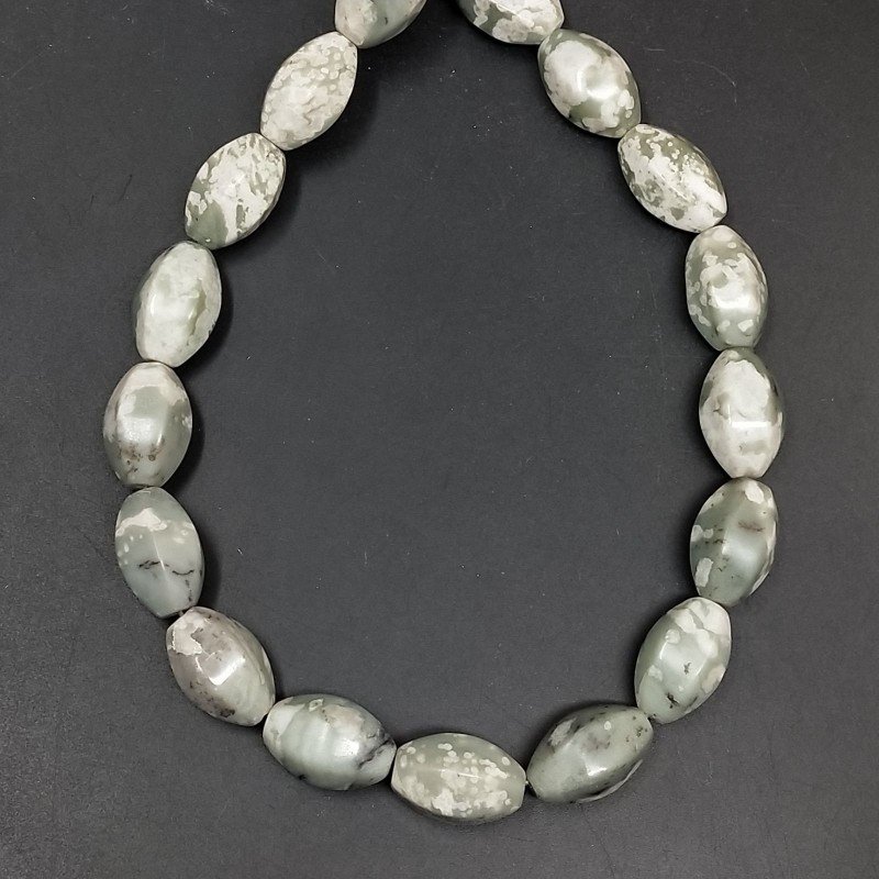 Agata Muschiata Sfumato Perline Forma Barilotto 12X20mm Agata Muschiata Sfumato Perline Forma Barilotto 12X20mm