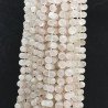 Quarzo Rosa Naturale Perline Forma Infinito Liscio Foro Passante 05X10mm
