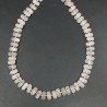 Quarzo Rosa Naturale Perline Forma Infinito Liscio Foro Passante 05X10mm