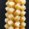 Calcite Perline Forma Cubetti Liscio-Satinato Foro Diagonale 16mm