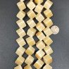 Calcite Perline Forma Cubetti Liscio-Satinato Foro Diagonale 16mm