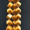 Calcite Perline Forma Cubetti Liscio Foro Diagonale 15mm