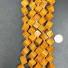 Calcite Perline Forma Cubetti Liscio Foro Diagonale 15mm