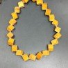 Calcite Perline Forma Cubetti Liscio Foro Diagonale 15mm