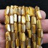 Madreperla Tonalità Oliva Perline Forma Rettangolo Irregolare Piatto Liscio Foro Passante