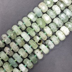 Amazzonite Multicolore Naturale in Perline Forma Rondelle Sfaccettato Foro Passante Irregolari 14-16mm