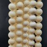 Corallo Beige Perline Forma Tondo Liscio 08mm