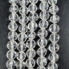 Cristallo Perline Forma Tondo Sfaccettato 06mm