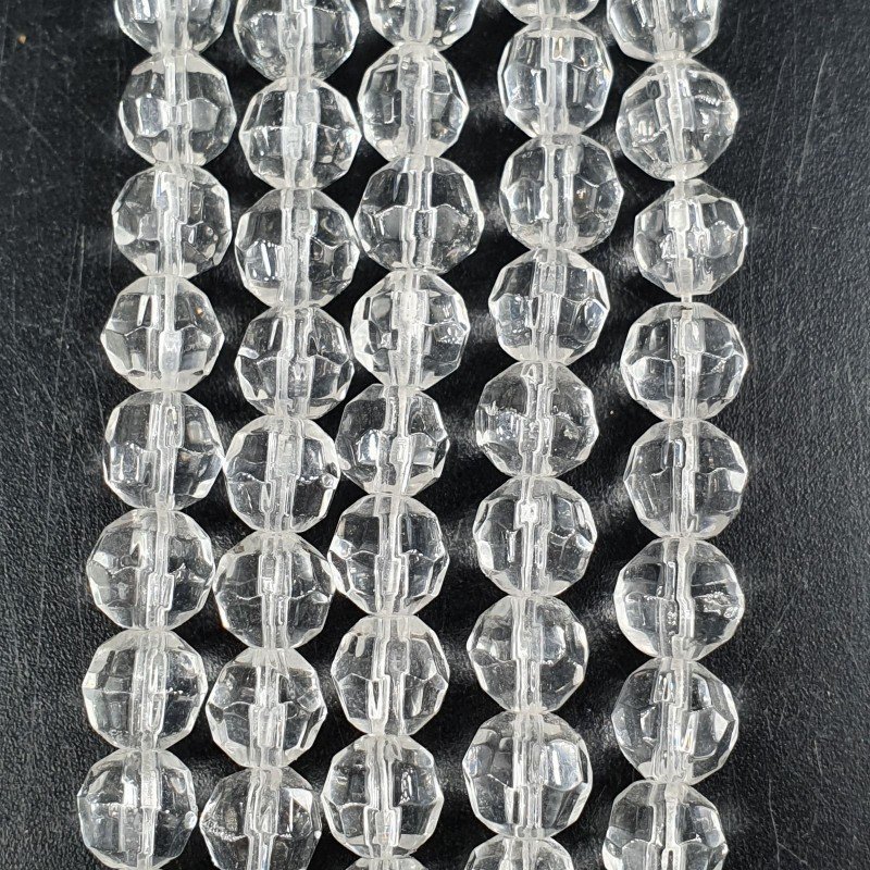 Cristallo Perline Forma Tondo Sfaccettato 06mm