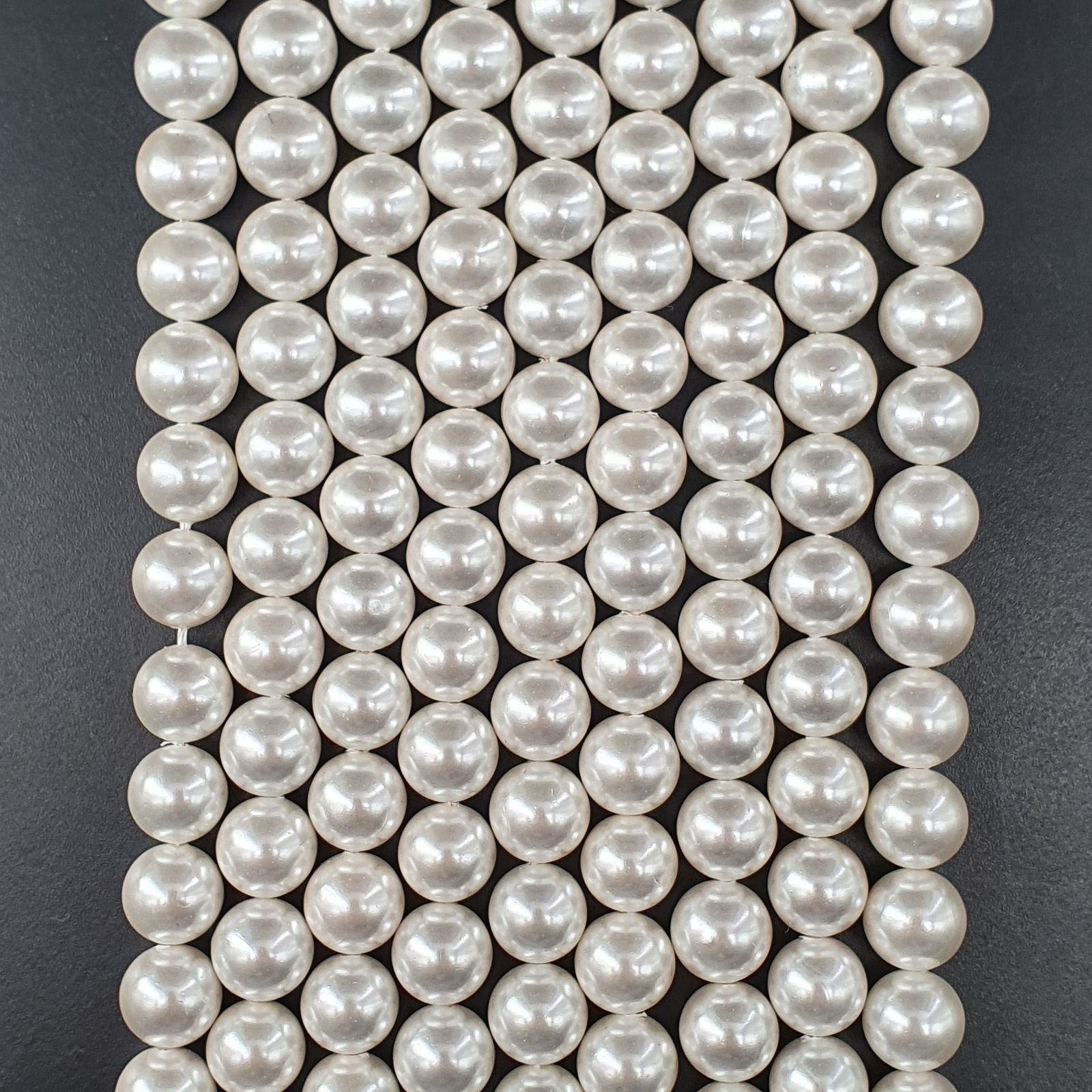 Perle Di Maiorca Bianco Perline Forma Tondo Liscio 08mm