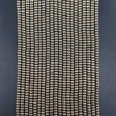 Ematite Perline Forma Rondelle Piatto Liscio 03X02mm - Pirite