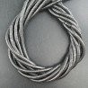 Ematite Naturale Perline Forma Rondelle Piatto Liscio 04mm