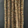 Ematite Naturale in Perline Forma Rondelle Sfaccettato Foro Passante 04mm