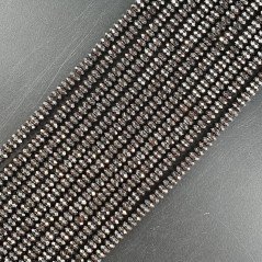 Ematite Naturale Perline Forma Rondelle Sfaccettato 04mm