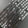 Ematite Naturale Perline Forma Stella Piatto Liscio Foro Passante 08mm