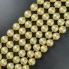 Perle Di Maiorca Gialllo Perline Forma Tondo Liscio 12mm