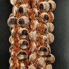 Ematite Rosato Perline Forma Tondo Piatto Liscio Foro Passante 10mm