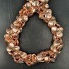 Ematite Rosato Perline Forma Tondo Piatto Liscio Foro Passante 10mm