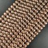 Ematite Rosato Perline Forma Tondo Piatto Liscio Foro Passante 08mm