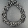 Ematite Naturale Perline Forma Rondelle Sfaccettato 03mm