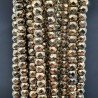 Ematite in Perline Forma Rondelle Sfaccettato Foro Passante 03mm