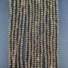 Ematite in Perline Forma Rondelle Sfaccettato Foro Passante 03mm