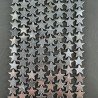 Ematite Argentato Perline Forma Stella Piatto Liscio Foro Passante 08mm