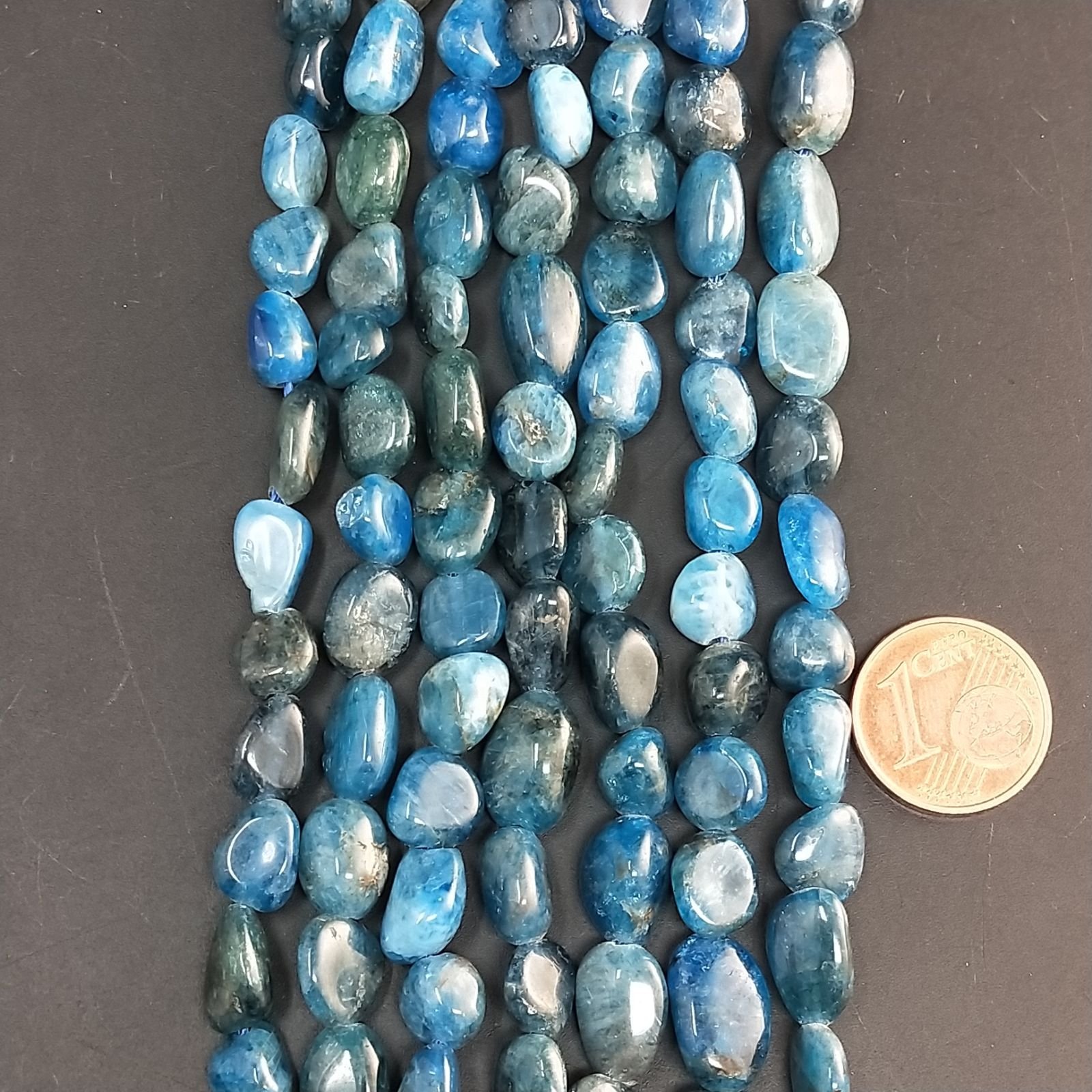 Apatite Sasso Burattato Liscio 08mm-12mm