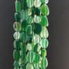Agata Verde Perline Forma Sassi Grezzi Irregolari 06mm-09mm