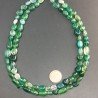 Agata Verde Perline Forma Sassi Grezzi Irregolari 06mm-09mm