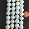 Larimar Perline Forma Tondo Liscio 12mm