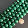 Malachite Perline Forma Tondo Liscio 12mmv