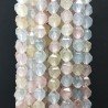Giada Multicolore Perline Forma Icosaedro Sfaccettato 08mm