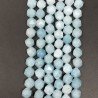 Angelite Naturale Perline Forma Icosaedro Sfaccettato 10mm