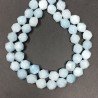 Angelite Naturale Perline Forma Icosaedro Sfaccettato 10mm