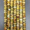 Opale Verde Madagascar Naturale in Perline Forma Rondelle Liscio Foro Passante 10mm