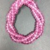 Giada Lavanda in Perline Forma Rondelle Sfaccettato Foro Passante 08X05mm