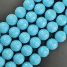 Pasta Di Turchese Perline Forma Tondo Sfaccettato 20mm
