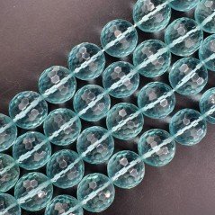 Ossidiana Perline Forma Tondo Sfaccettato 20mm